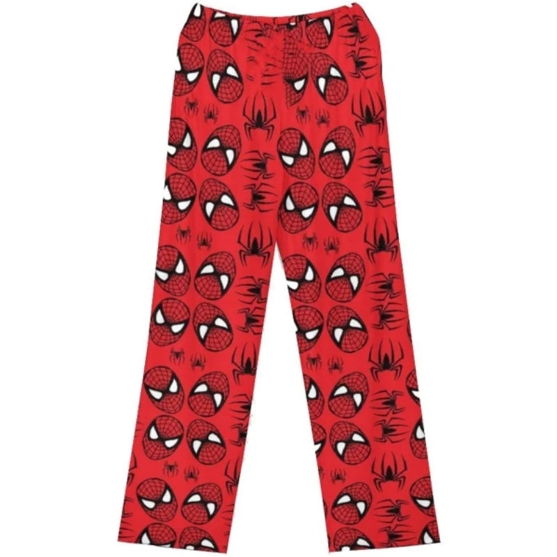 Cotton Velvet H.Kitty X Spider-Man Loose Pajama Pants